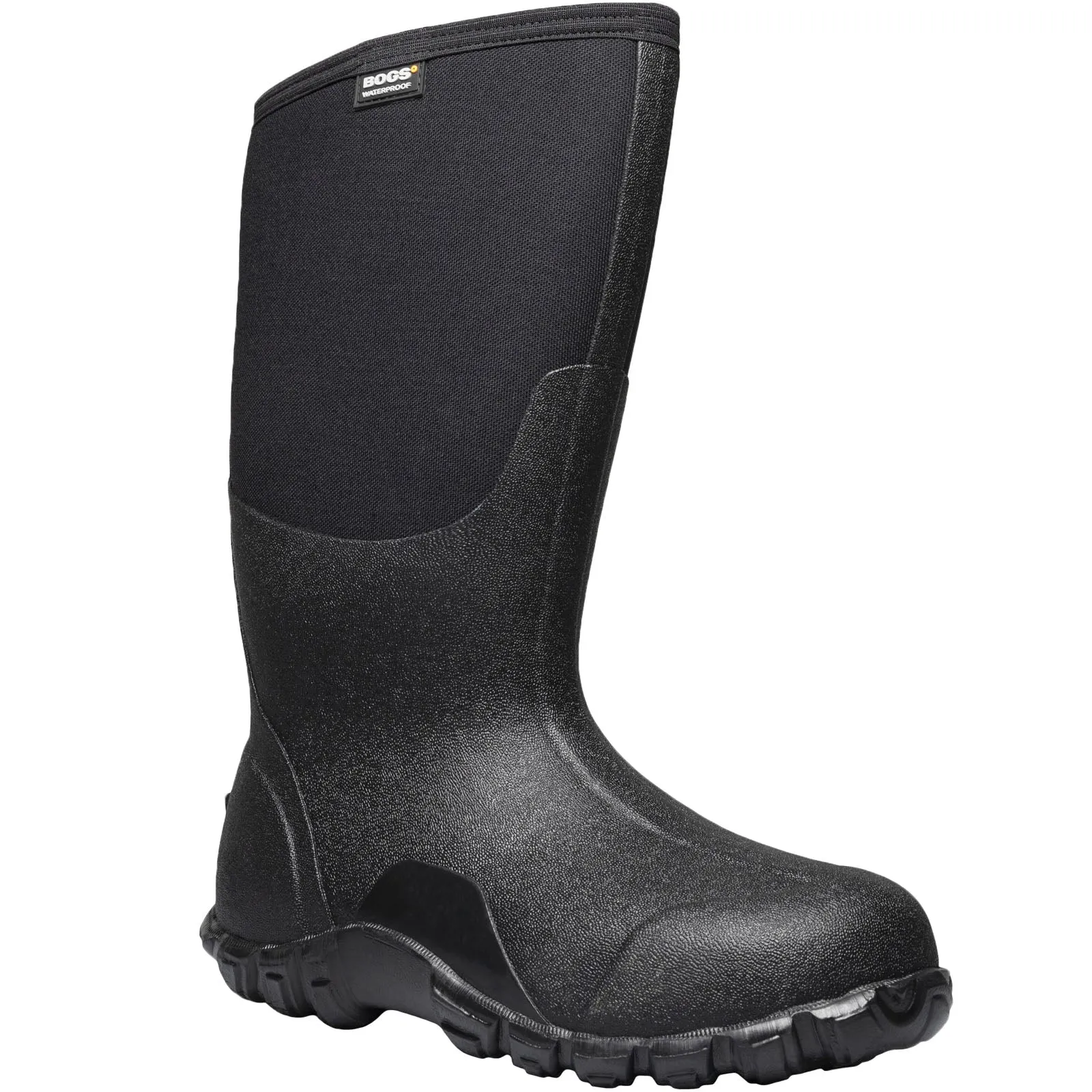 BOGS Mens Classic High Insulated Waterproof Wellington Boots - Black