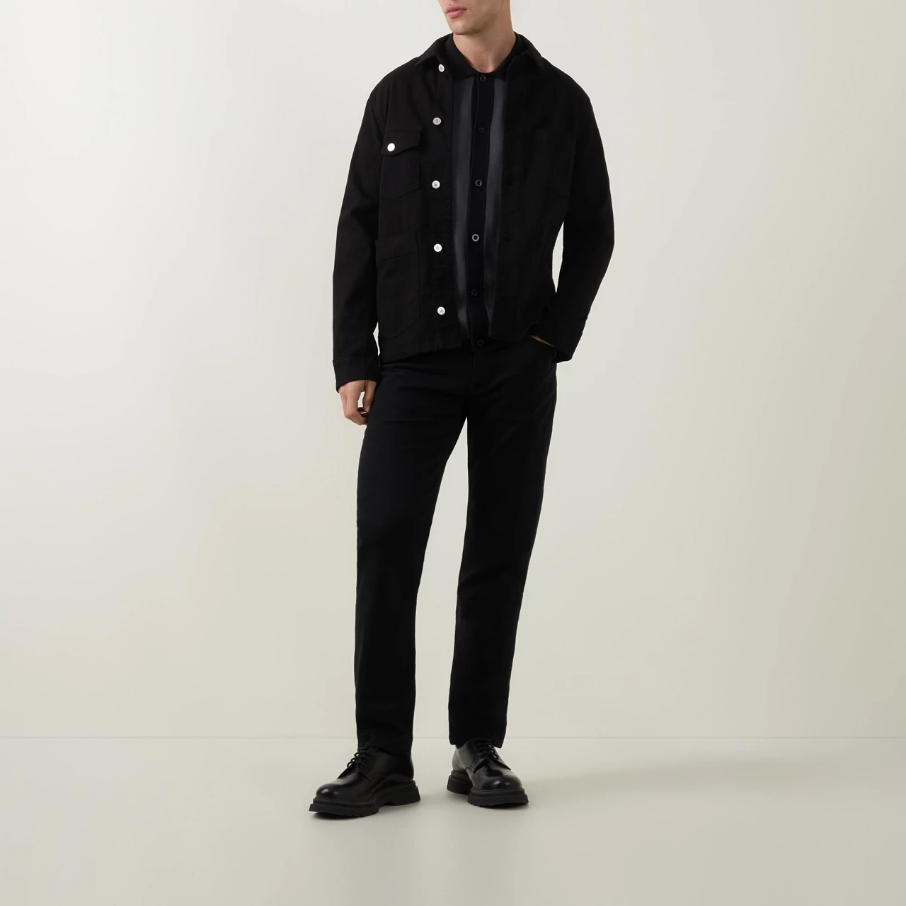 BOSS Re.Maine Regular Fit Jeans - Black