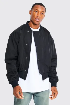 Boxy Oversized Bomber Jacket