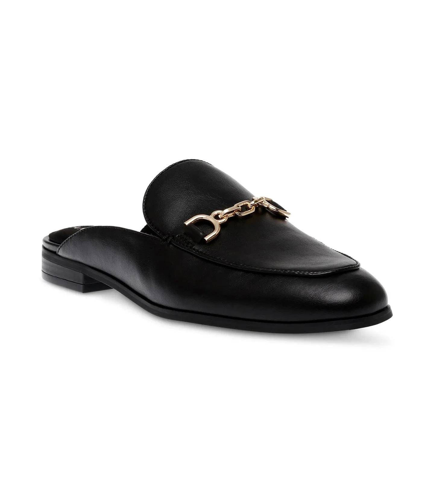 Black Loafer Slides