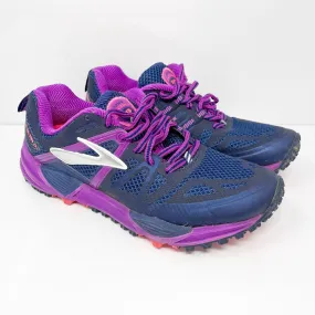 Brooks Womens Cascadia 10 1201811B424 Blue Running Shoes Sneakers Size 6.5 B