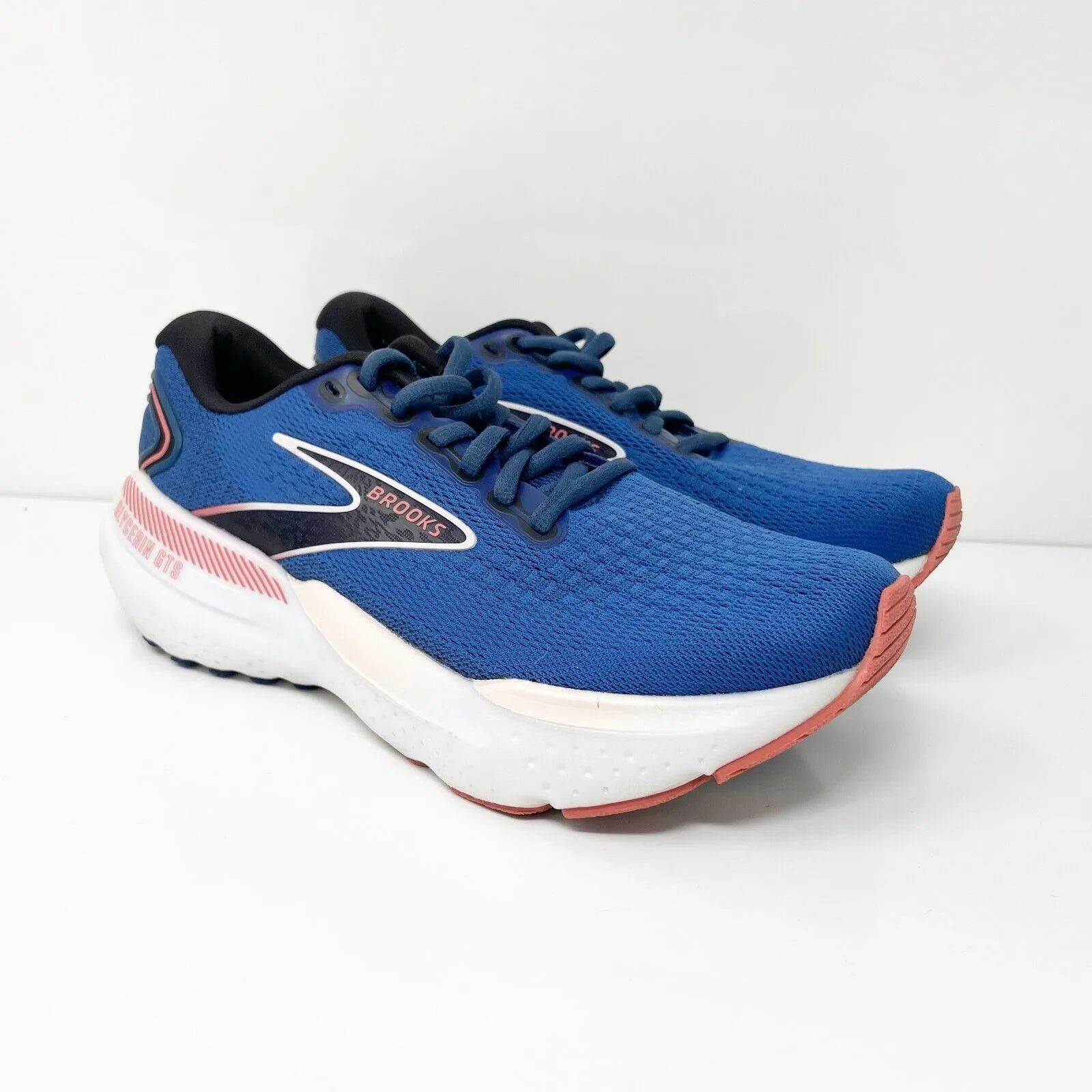 Brooks Womens Glycerin GTS 21 1204091B496 Blue Running Shoes Sneakers Size 7.5 B