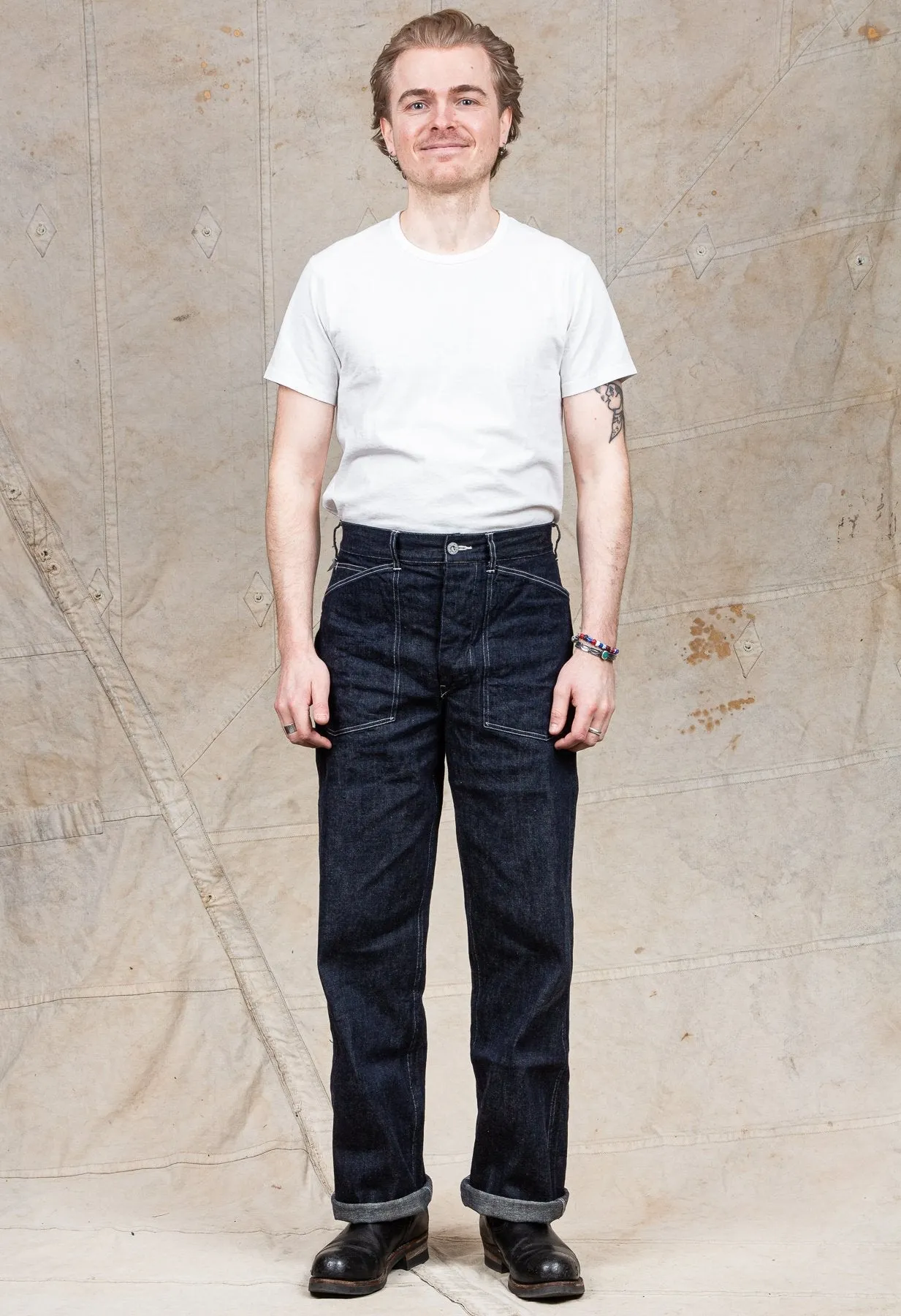 Buzz Rickson's Trousers Working Denim BR41106