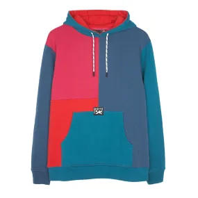 BY PARRA COLORBLOCKED HOODED SWEATSHIRT // MULTI