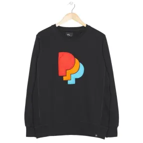 BY PARRA PPP CREWNECK SWEATSHIRT  // BLACK