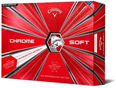 Chrome Soft Truvis Golf Balls by Callaway.