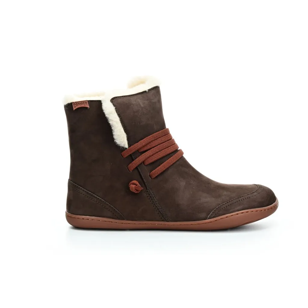 Camper Peu Cami Lara Umber Brown barefoot shoes.