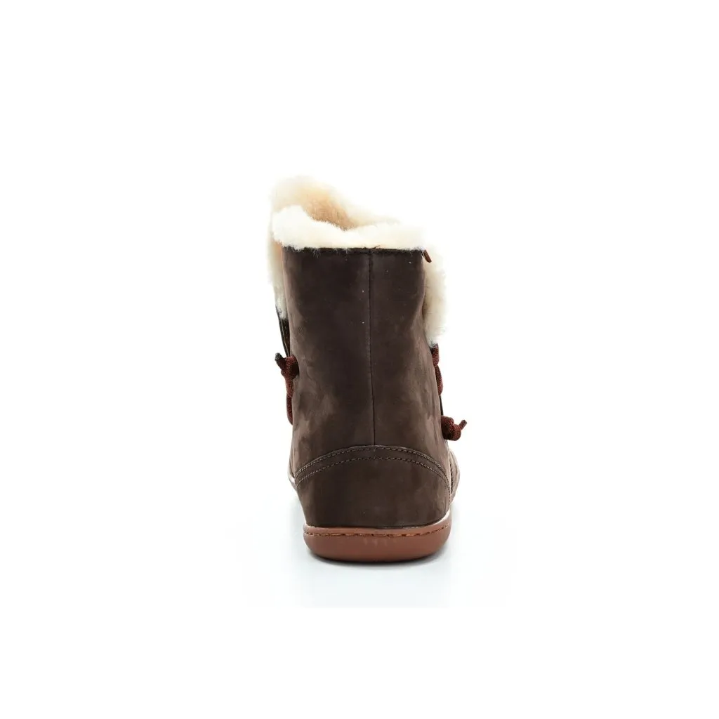 Camper Peu Cami Lara Umber Brown barefoot shoes.