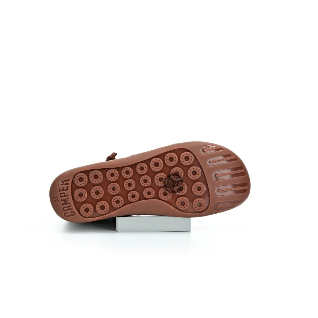 Camper Peu Cami Lara Umber Brown barefoot shoes.