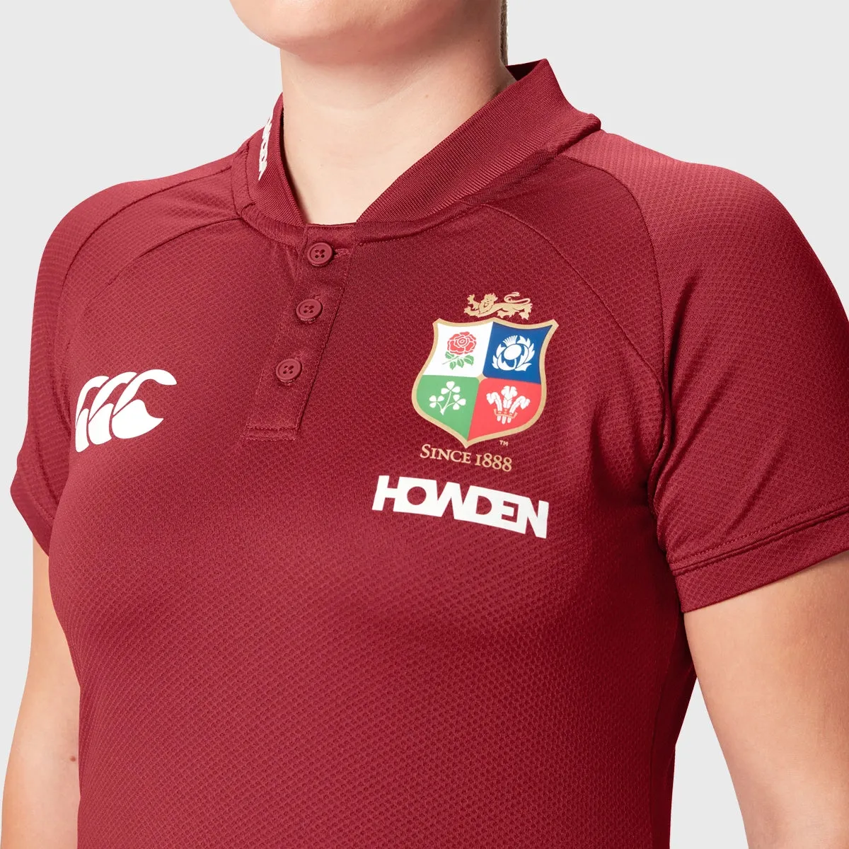 Canterbury British & Irish Lions Women's Poly Polo Shirt Red