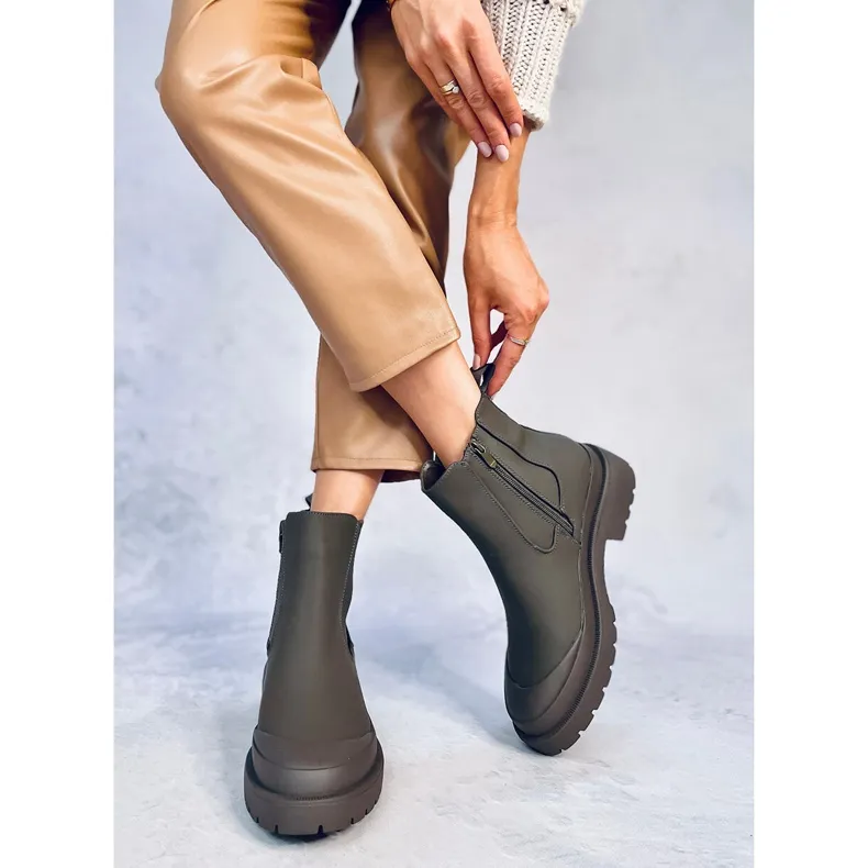 Green Carey Jodhpur Boots