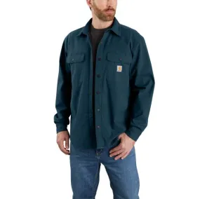 Carhartt Flex Relaxed Fit Canvas Fleece-Lined Shirt Jacket.