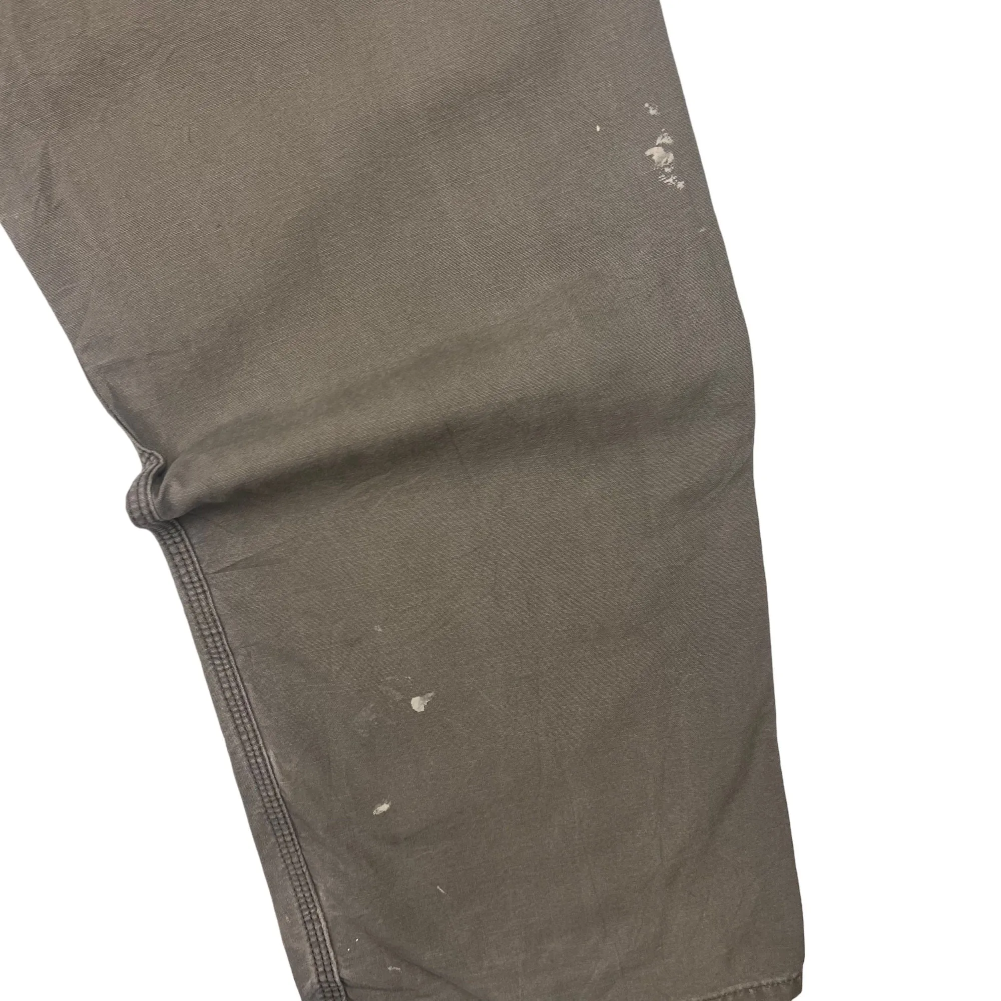 Carhartt Paint Splattered Workwear Trousers Brown