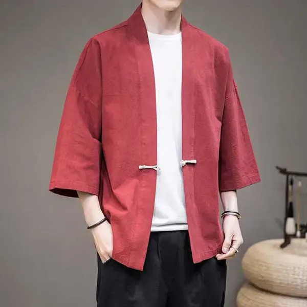 Relaxed Haori Outer Layer