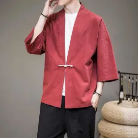 Relaxed Haori Outer Layer