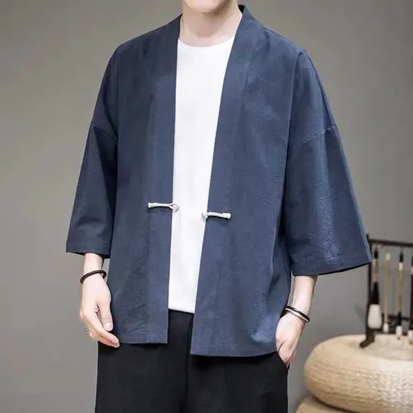 Relaxed Haori Outer Layer