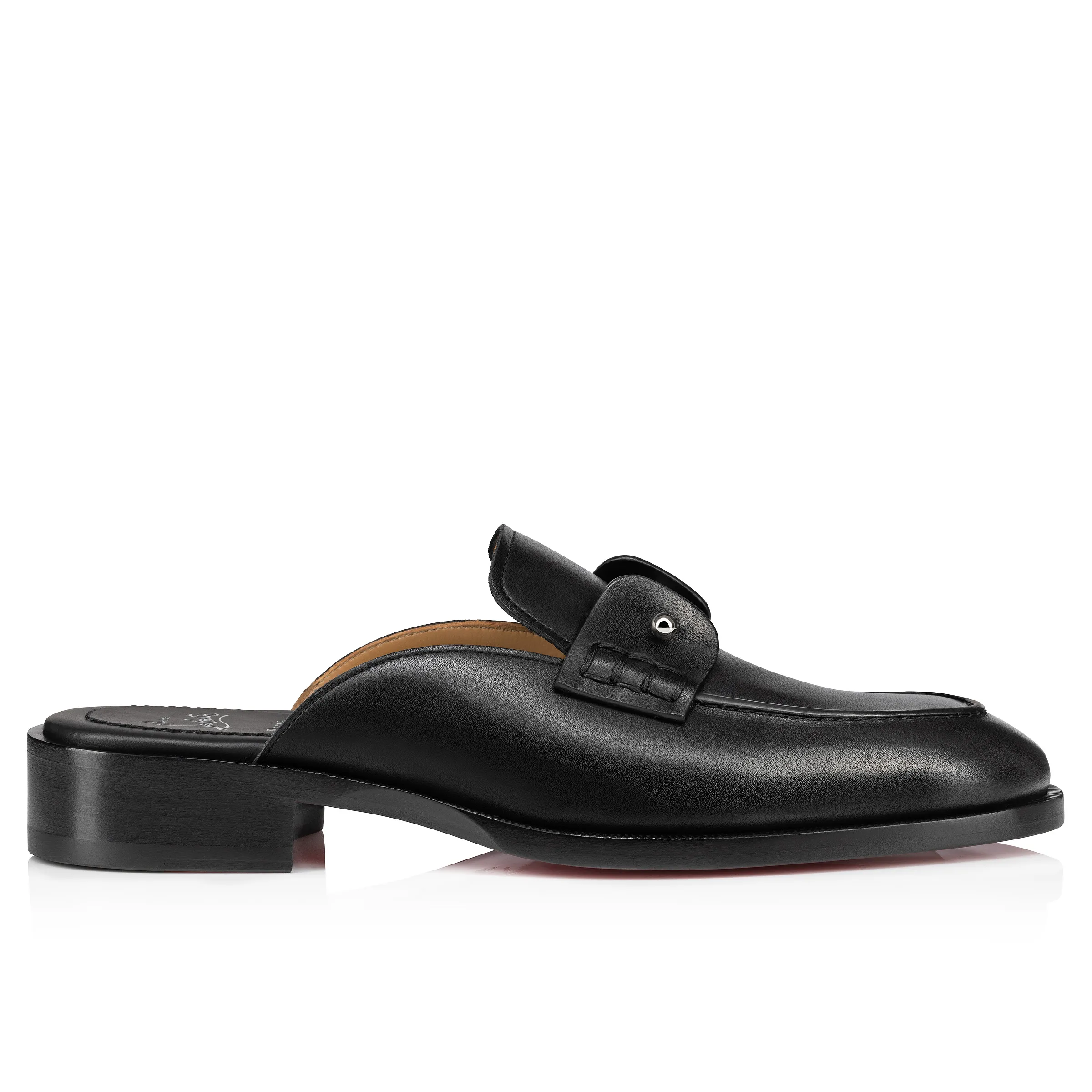 Chambeluss Mules - Calf leather - Black - Men