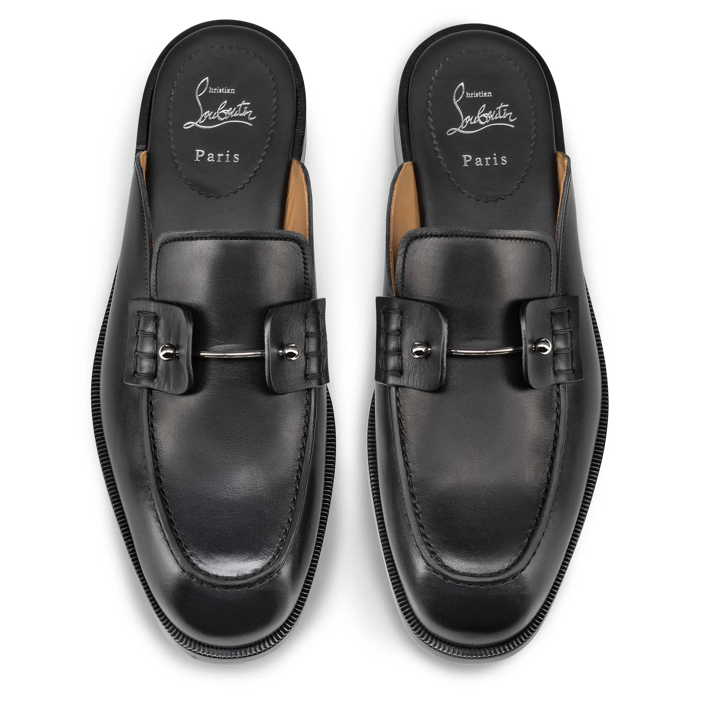 Chambeluss Mules - Calf leather - Black - Men