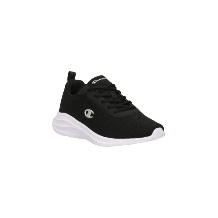 Champion S22249 Bound Core Black Lace-Up Sneakers for Men