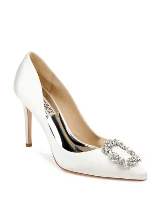 Cher Crystal Buckle Pumps for Women