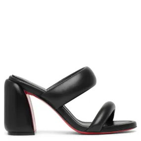 Christian Louboutin Inflama Sab 85 black leather mules