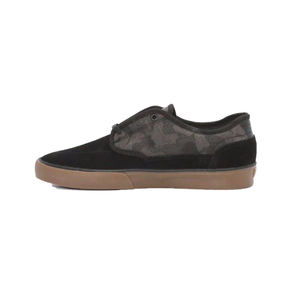 CIRCA 100055-BKCG ESSENTIAL MN'S (Medium) Black/Camo/Gum Canvas Skate Shoes