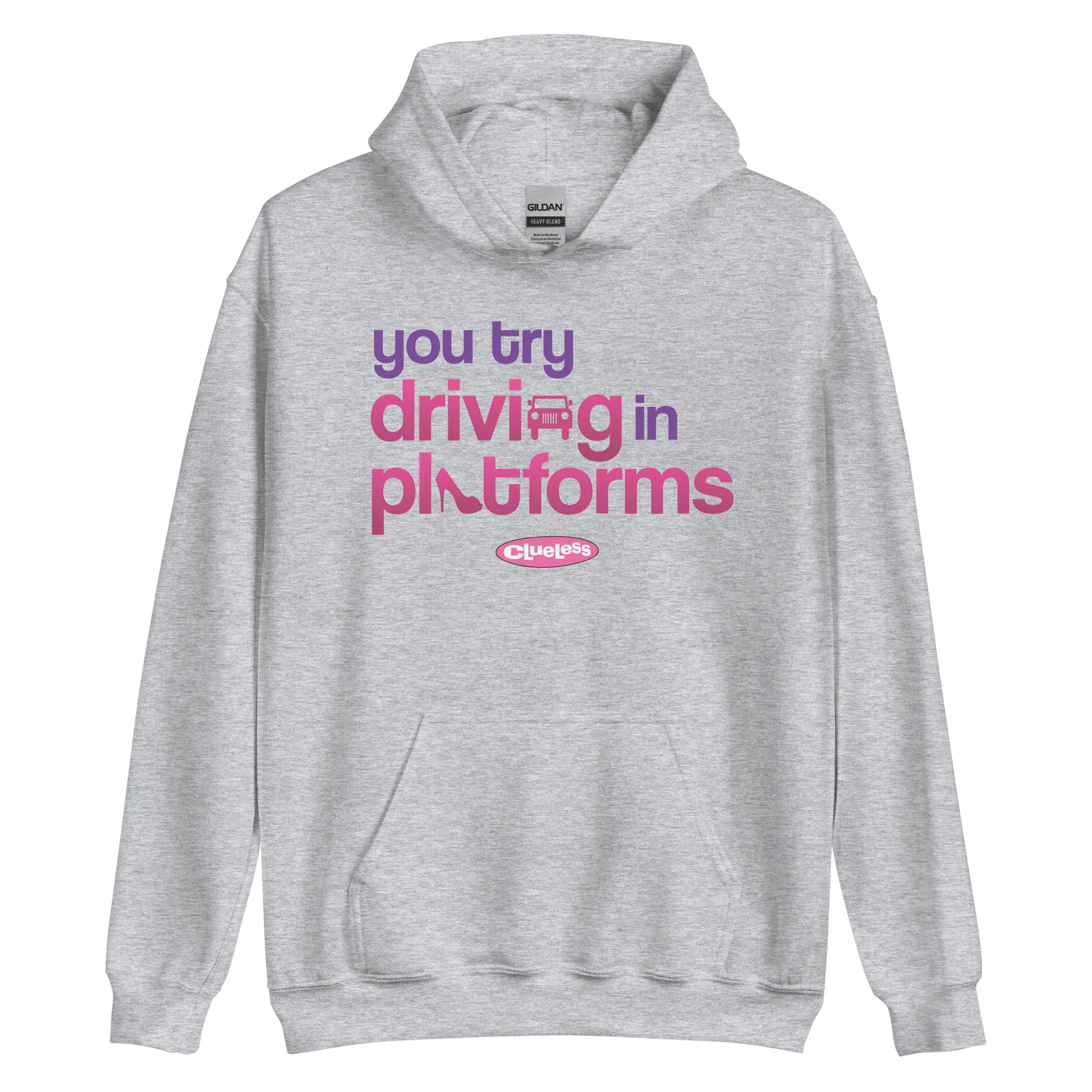 Clueless Driving In Platforms Hooded Sweatshirt