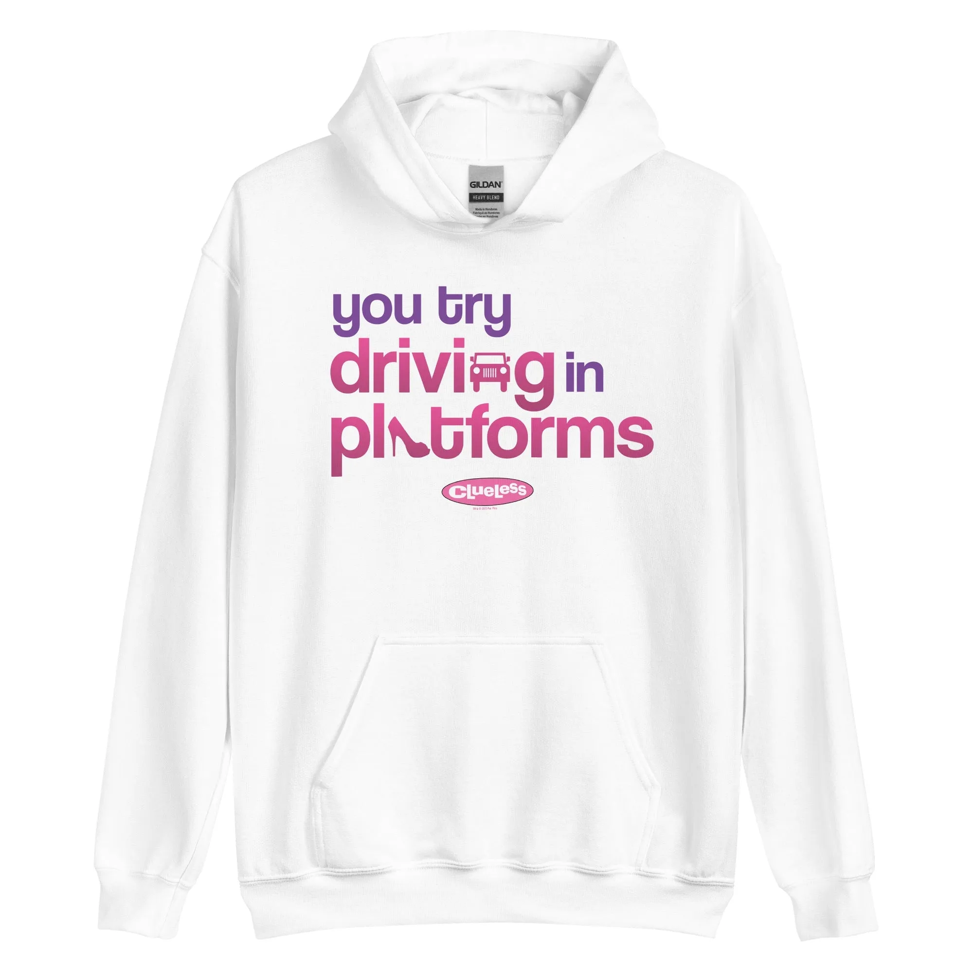 Clueless Driving In Platforms Hooded Sweatshirt