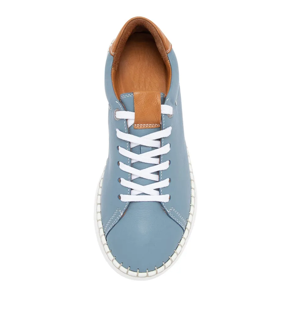 COLORADO Peel Blue Tan Leather Sneakers