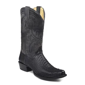 Corral Men's Boots - Python - Black Embroidery A4551