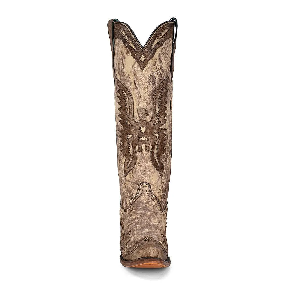 Corral Women's 15 Milagro Eagle Snip Toe Cowboy Boot