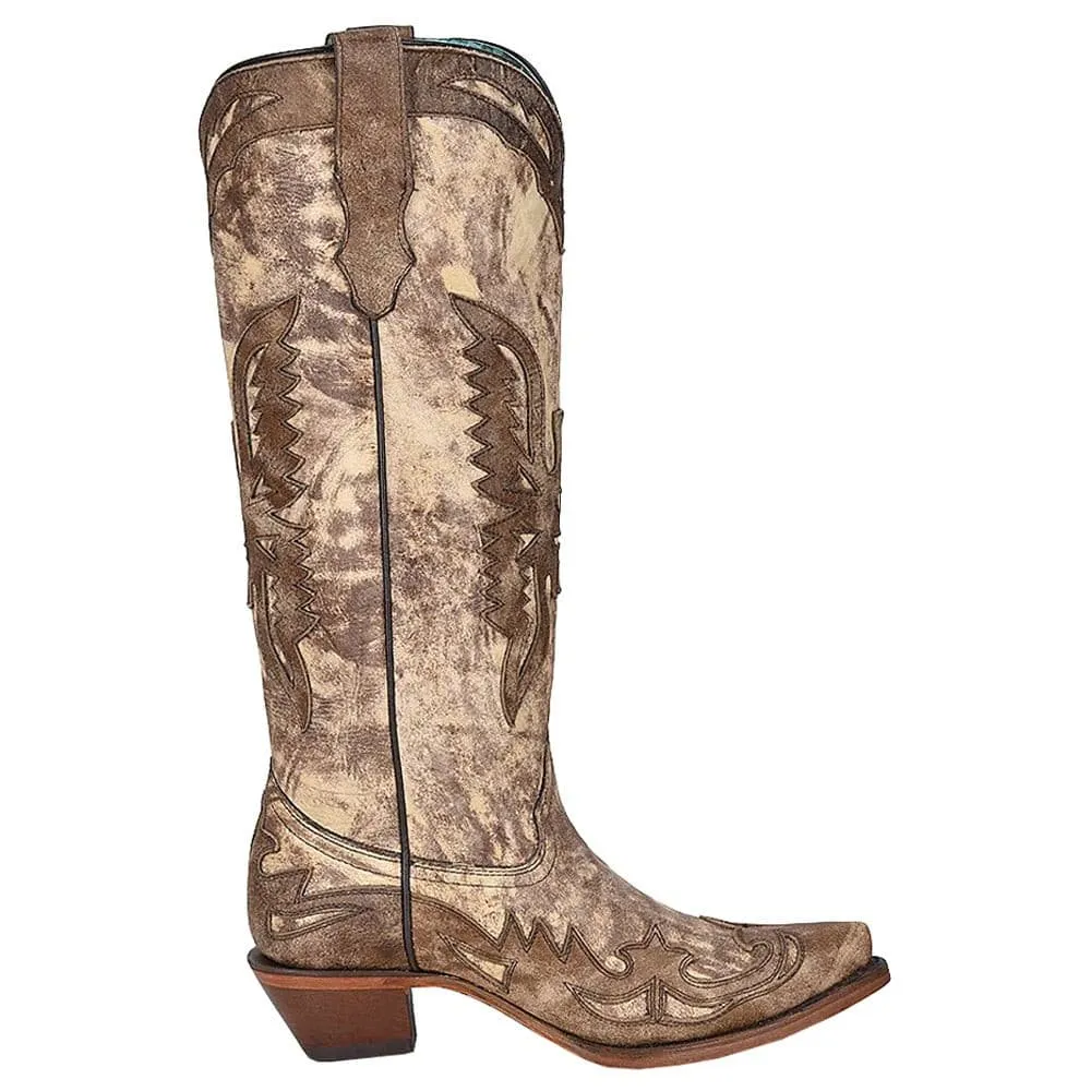 Corral Women's 15 Milagro Eagle Snip Toe Cowboy Boot