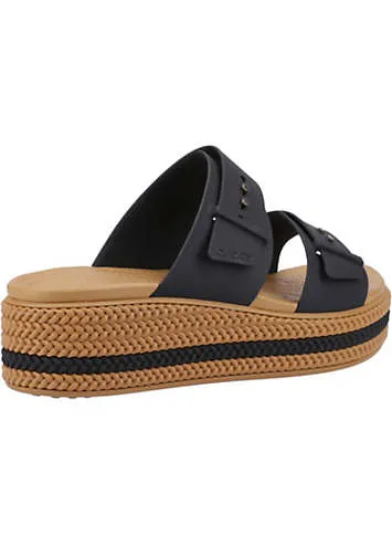 Black Brookly Buckle Low Wedges at Kaleidoscope