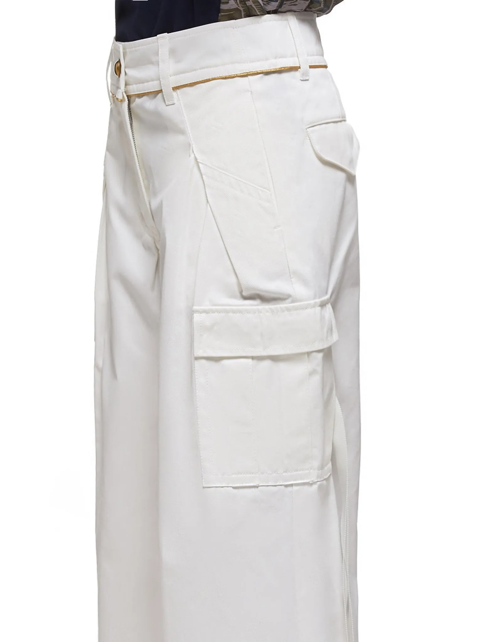 Cropped Trousers (04855-101-WHITE)