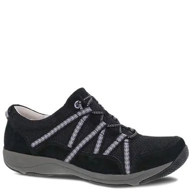 Dansko HARLYN Black Suede Sneakers