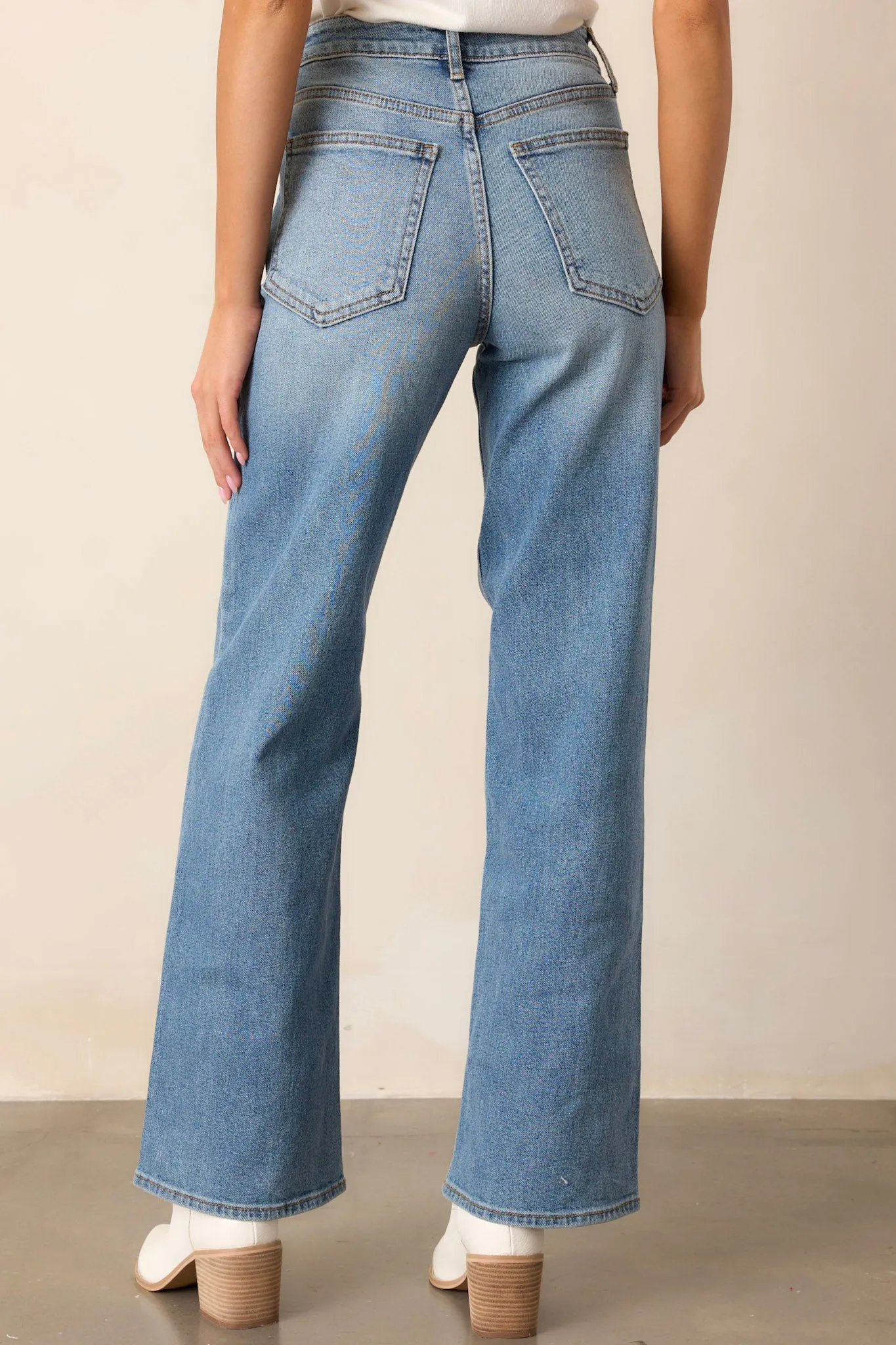 Day Dreaming Medium Wash Wide Leg Jeans (RESTOCK ETA MARCH)