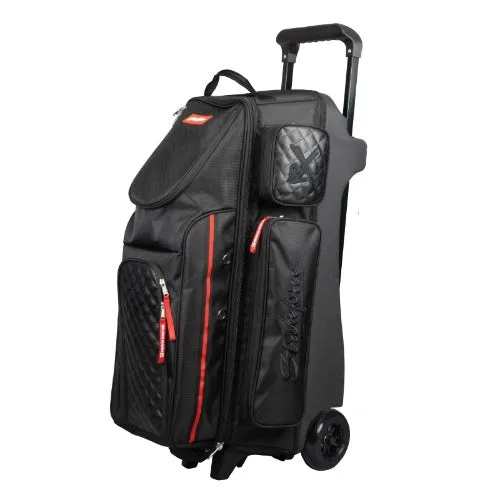 Diamond Black Triple Roller Bowling Bag