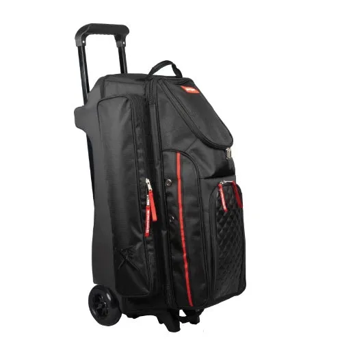 Diamond Black Triple Roller Bowling Bag