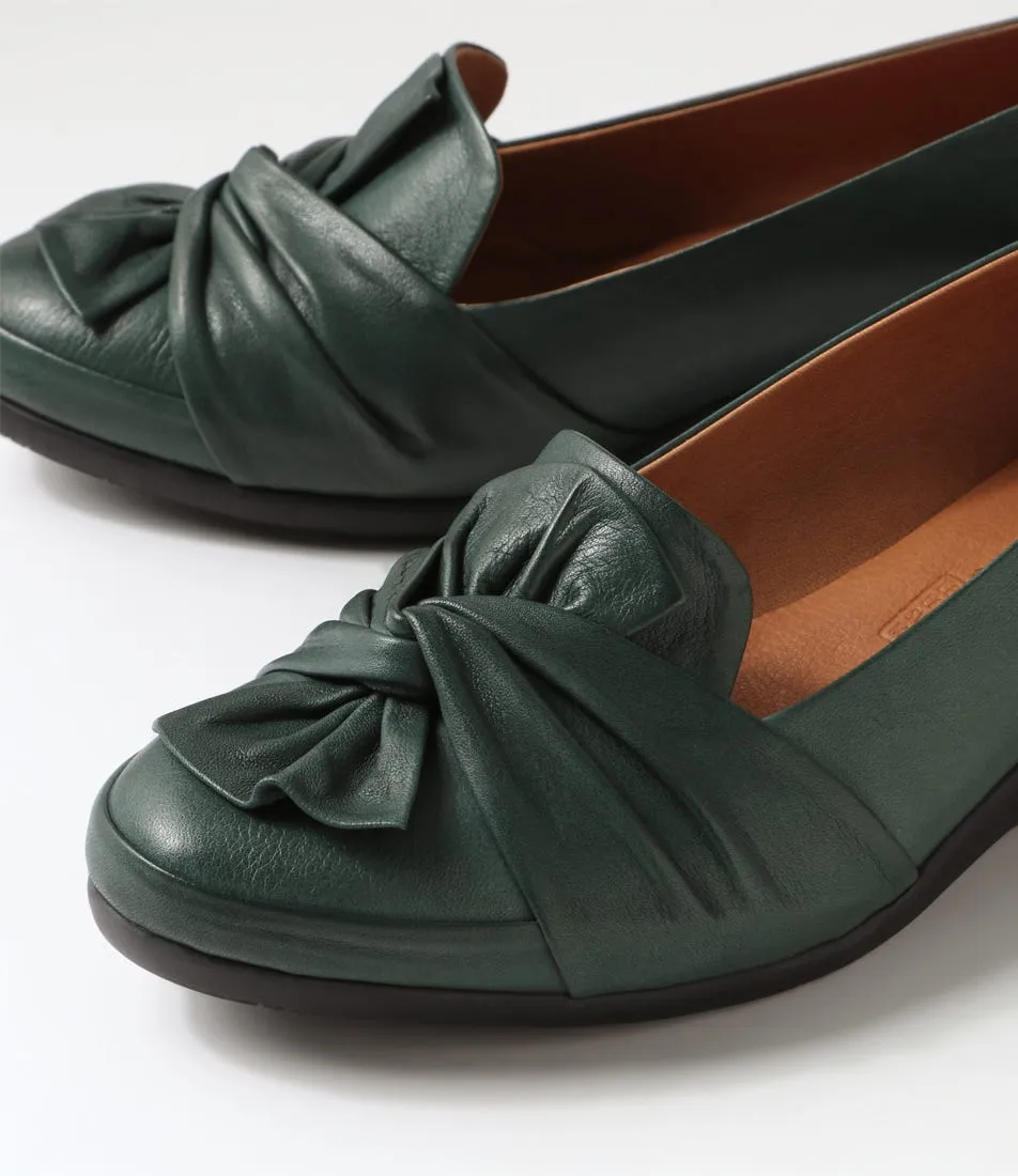 Forest Leather Wedges by DIANA FERRARI