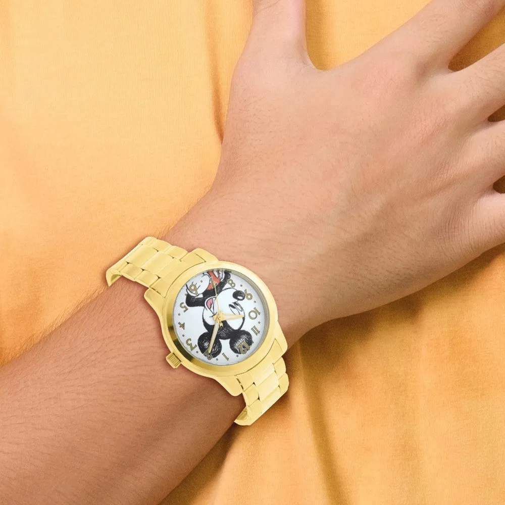 Mickey Mouse Gold-tone Watch for Adults