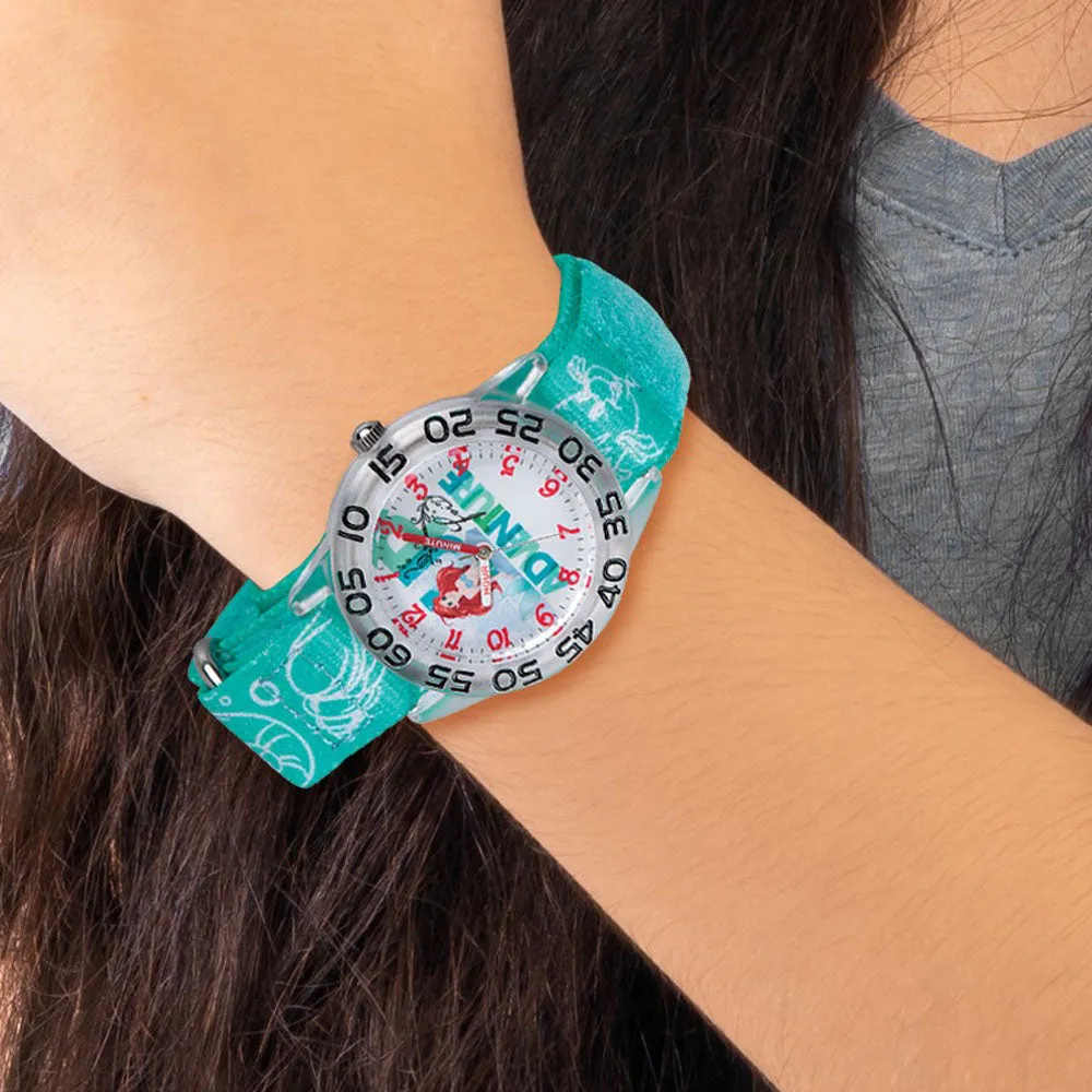 Princess Ariel Kids Time Teaching Watch - Disney Girls Theme