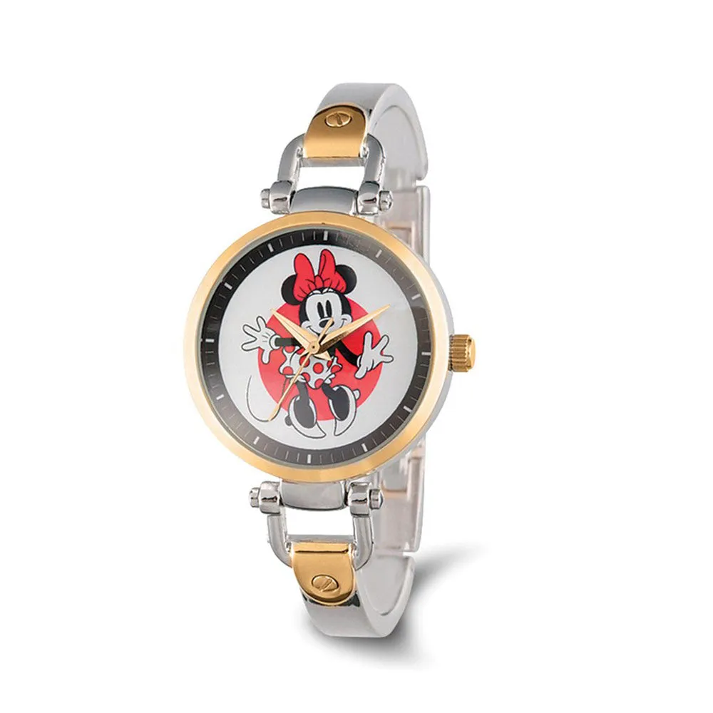 Disney Minnie Mouse Watch for Women, Two-tone