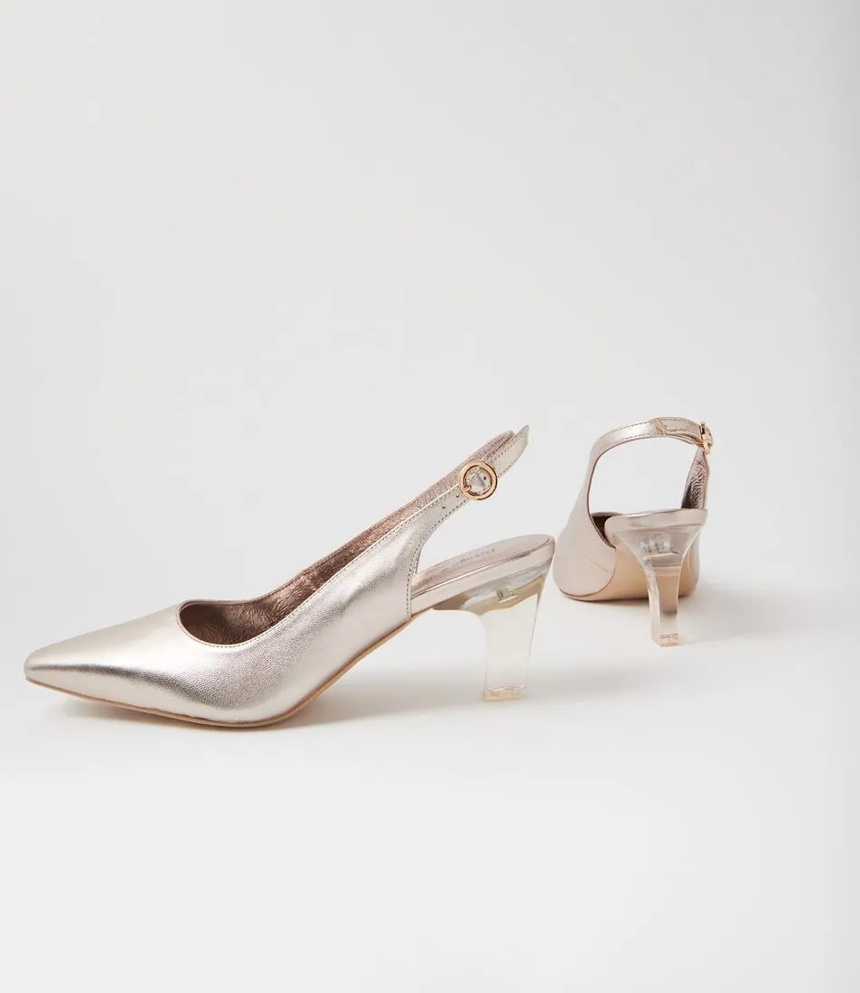 DJANGO & JULIETTE Kordale Platino Leather Heels