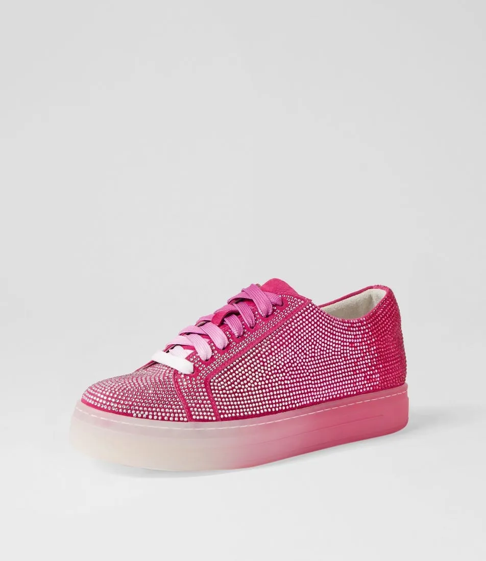 DJANGO & JULIETTE Novie Fuchsia Multi Sneakers