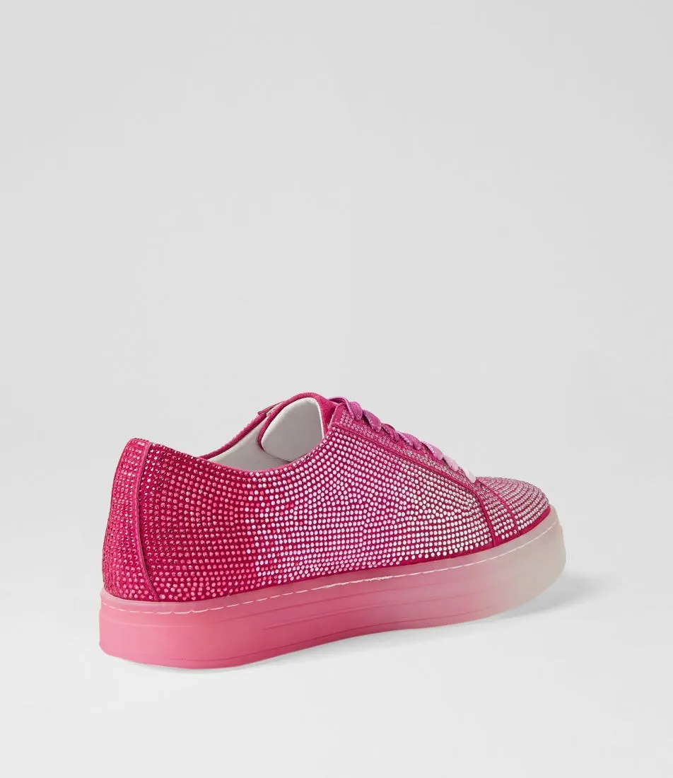 DJANGO & JULIETTE Novie Fuchsia Multi Sneakers