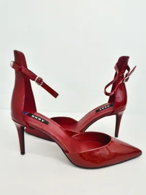 DKNY Women's Red Patent Heels Size 9