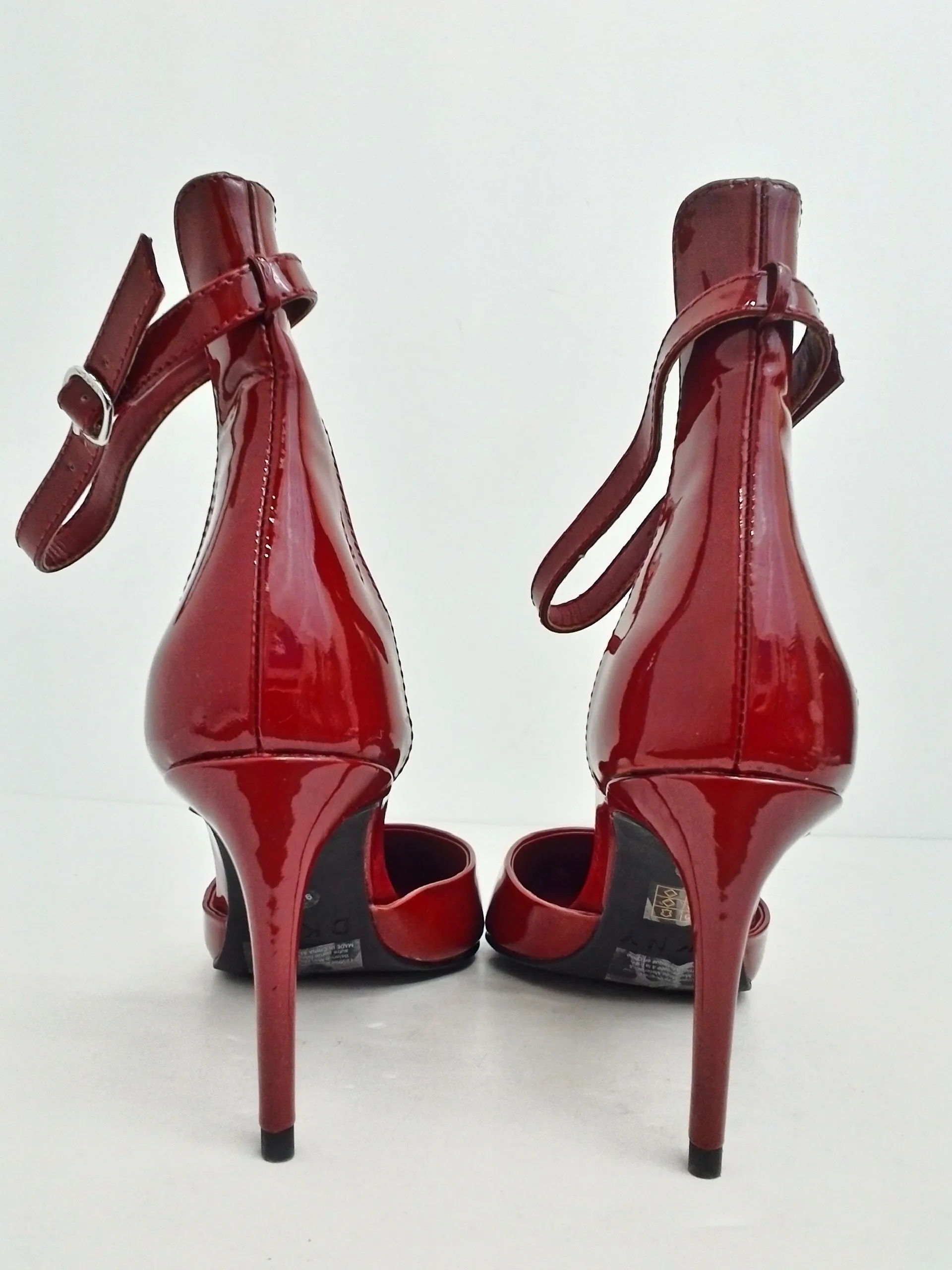 DKNY Women's Red Patent Heels Size 9