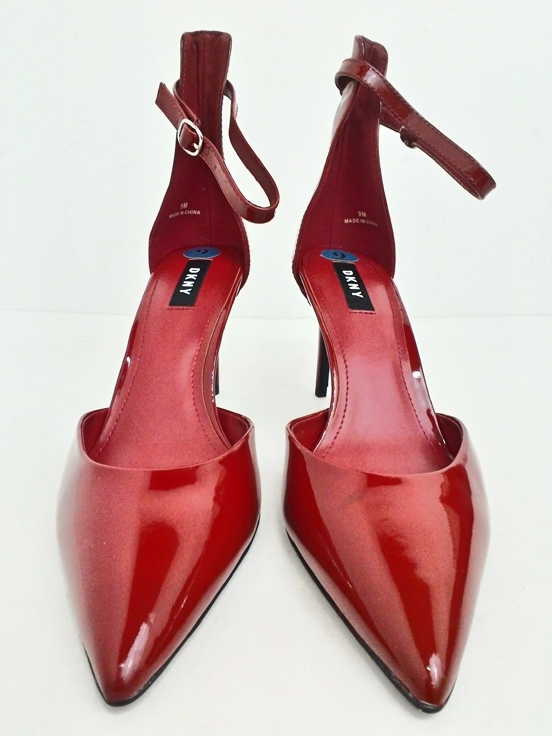 DKNY Women's Red Patent Heels Size 9