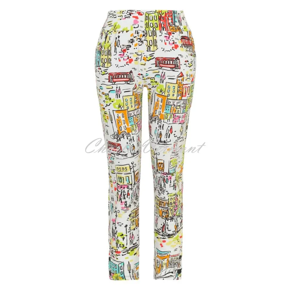 Dolcezza Love The City Printed Trouser 24130