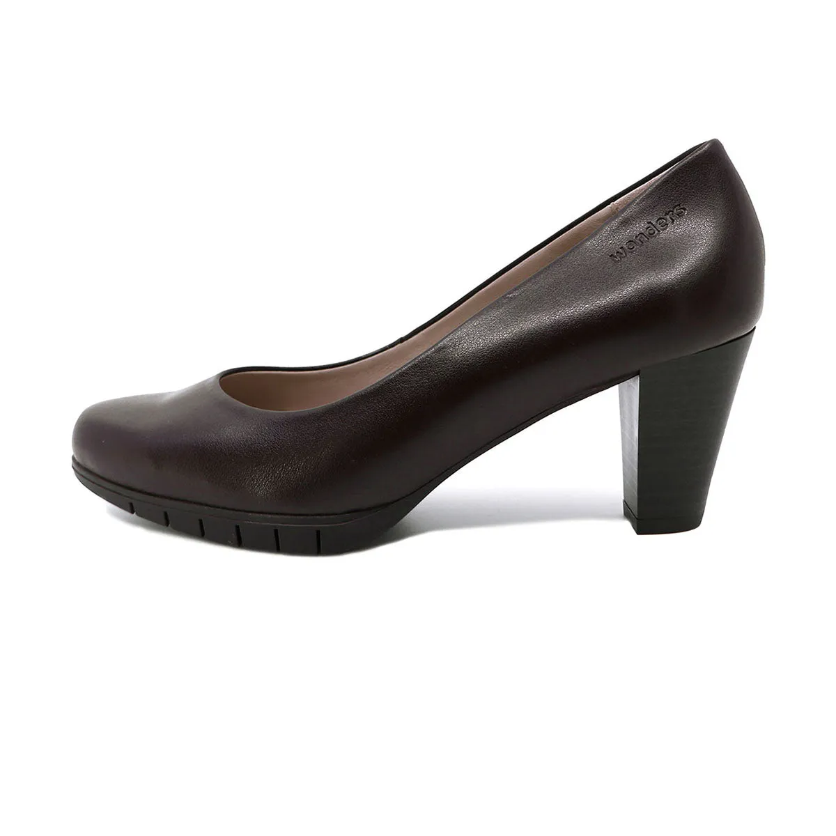 Doris Dark Brown Walking Pumps